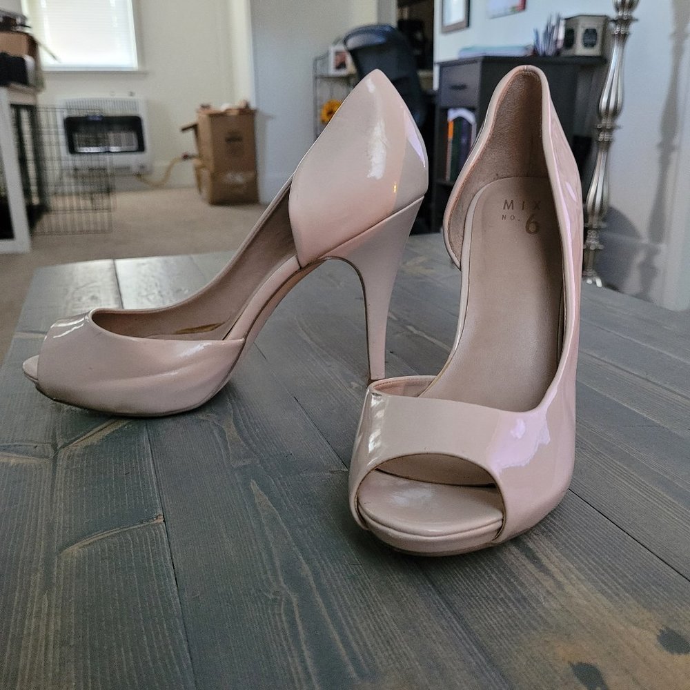 Nude high heels